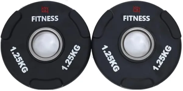Bq Fitness Weight Plate, 1.25Kg Pieces, Olympic Grip Holes, Black, Ipf-Pr9005B1.25