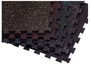 بلاطات الارضيات المطاطية انترلوك/Rubber
